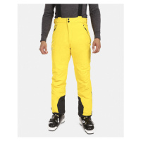 Kilpi METHONE-M Pánské lyžařské kalhoty - větší velikosti UMX405KI Žlutá