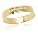 Dámský zlatý prsten s diamanty BP0072F + DÁREK ZDARMA