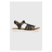 Dětské kožené sandály Shoo Pom tmavomodrá barva