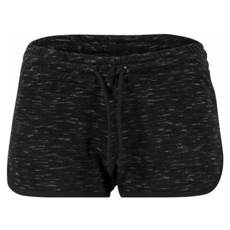 Ladies Space Dye Hotpants - blk/wht/blk Urban Classics