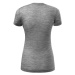 Dámské tričko MERINO RISE 158 - XS-XXL - tmavě šedý melír