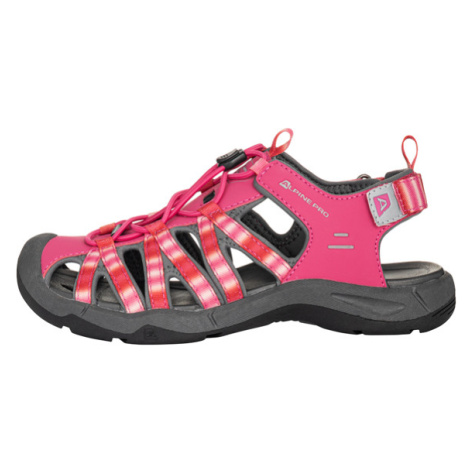 lancaster 4 růžová letní sandály s reflexními prvky
