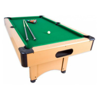 GamesPlanet® 1416  pool billiard kulečník s vybavením, 6 ft, sv. dřevo