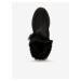 Černé dámské zimní semišové kotníkové boty Geox Spherica