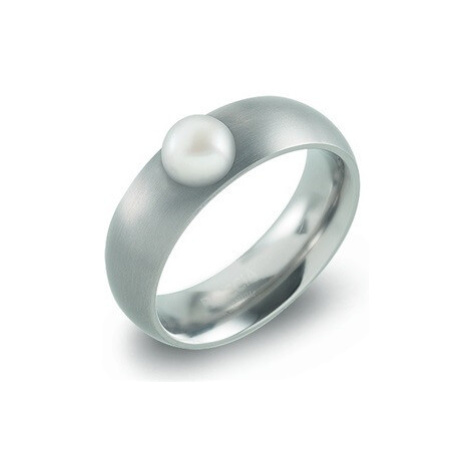 Boccia Titanium Titanový prsten s perlou 0102-15