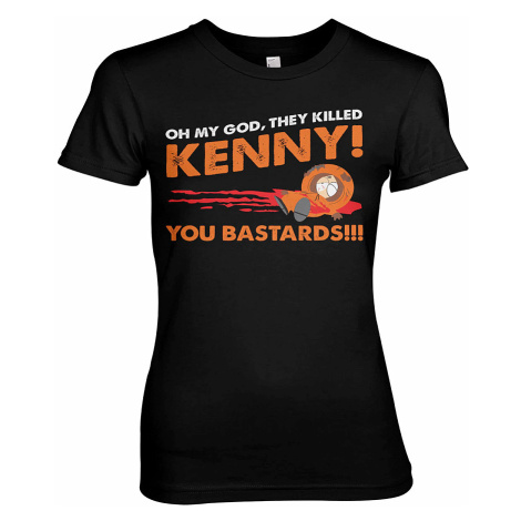 South Park tričko, The Killed Kenny Girly Black, dámské HYBRIS