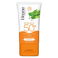 Lirene Sun care Ochranná pleťová emulze Aloe vera SPF50 50 ml