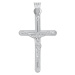 Brilio Silver Stříbrný přívěsek Ježíš na kříži CRS067