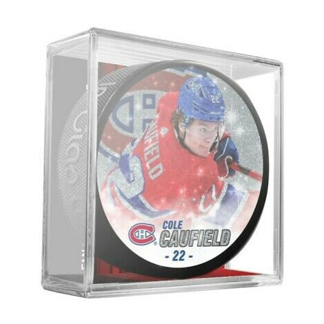 Montreal Canadiens puk glitter puck Cole Caufield #22