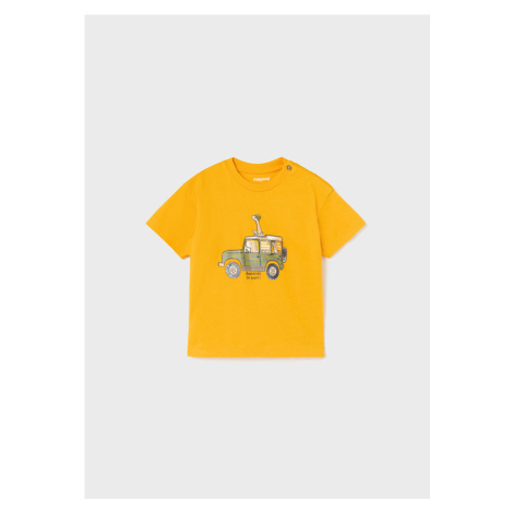 Tričko s krátkým rukávem JEEP oranžové BABY Mayoral