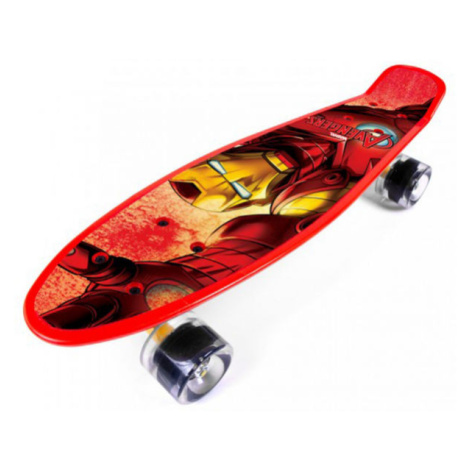 Disney IRON MAN Skateboard, červená, velikost