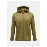 Mikina peak performance m rider tech zip hood zelená