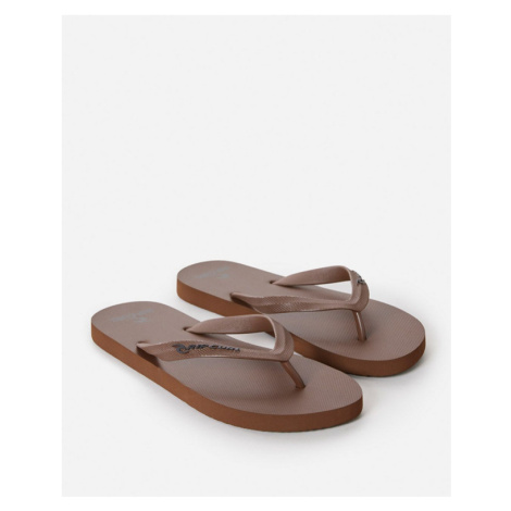 Žabky Rip Curl BRAND LOGO BLOOM OPEN TOE Dusted Chocolat