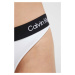 Koupací kalhotky Calvin Klein bílá barva, KW0KW02258