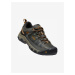 Tmavě šedé pánské kožené voděodolné boty Keen Targhee III WP