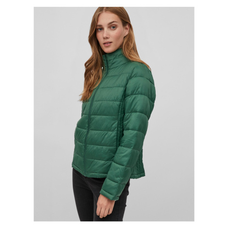 Zelená prošívaná zimní bunda VILA Sibiria