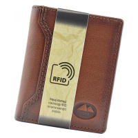 El Forrest Pánská kožená peněženka El Forrest 2854-29 RFID hnědá (malá)