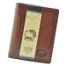 El Forrest Pánská kožená peněženka El Forrest 2854-29 RFID hnědá (malá)