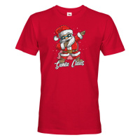 Pánské triko Santa Claus dab dance - vtipné vánoční triko
