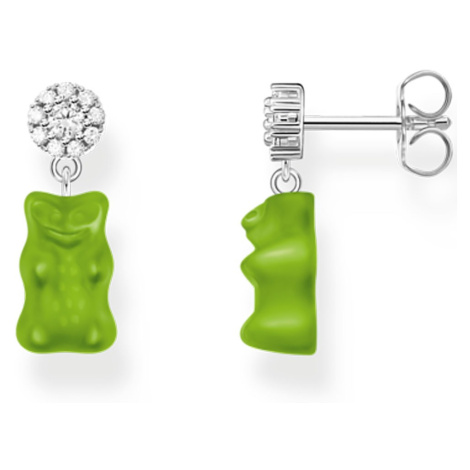Thomas Sabo H2330-052-6 ear studs with green goldbears silver