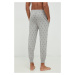 Bavlněné pyžamové kalhoty Polo Ralph Lauren šedá barva