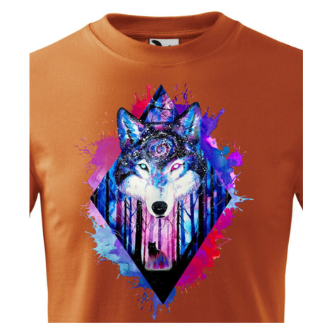 Dětské tričko s potiskem vlka - originální tričko s potiskem vlka BezvaTriko