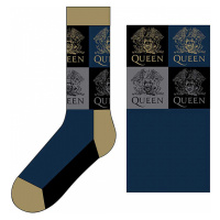 Queen ponožky, Crest Blocks, unisex