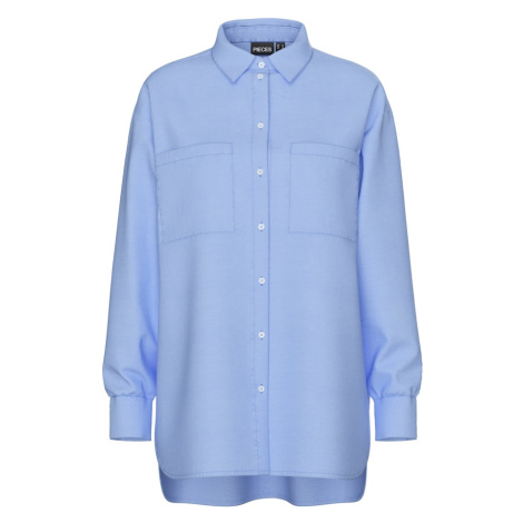 PIECES Halenka 'PCMELIA' světlemodrá