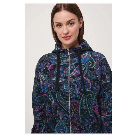 Mikina Medicine dámská, tyrkysová barva, s kapucí