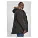 Pánská zimní bunda // Urban Classics Hooded Faux Fur Parka black