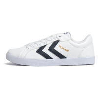 Hummel Deuce Court Tonal Unisex White Sneakers.