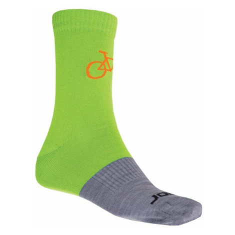 Ponožky SENSOR Tour Merino Wool zelená/šedá