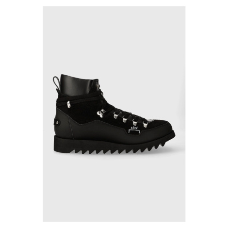 Semišové boty A-COLD-WALL* ALPINE BOOT pánské, zelená barva, ACWUF093