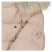 Tommy Hilfiger ESSENTIAL DOWN FUR HOOD JACKET Béžová