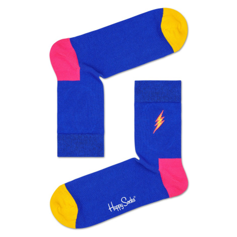 Embroidery Flash 1/2 Crew Sock