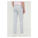 Kalhoty BOSS CASUAL pánské, šedá barva, ve střihu chinos, 50470813