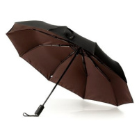 KRAGO Deštník skládací s dvojitým baldachýnem hnědý
