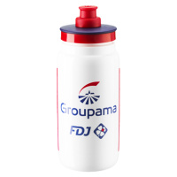 ELITE Cyklistická láhev na vodu - FDJ 550 ml - modrá/bílá/červená