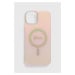 Obal na telefon Guess iPhone 15 Plus 6.7 růžová barva