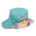 Oboustranný dámský látkový klobouk Anekke Menire, modrá - růžová