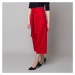 Dámské látkové kalhoty culottes červené 12621
