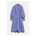 Šaty karl lagerfeld wrap shirt dress sweet lavender