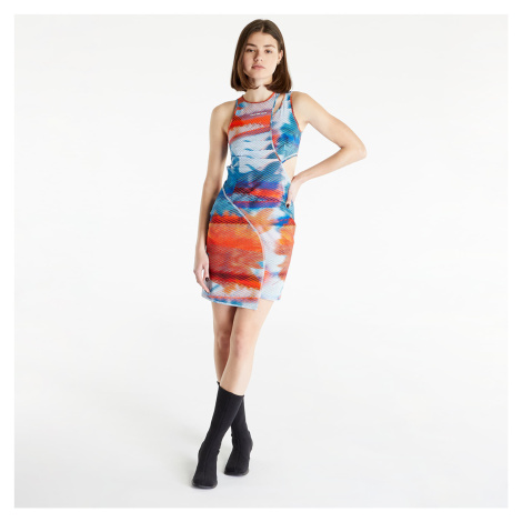 Calvin Klein Jeans Wrapping Cut Out Dress Multicolour