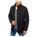 Men's quilted transitional black jacket Dstreet TX3884