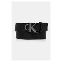 Kožený pásek Calvin Klein Jeans pánský, černá barva, K50K512088