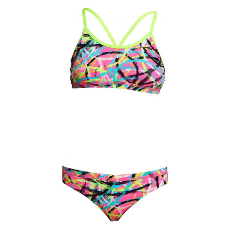 Dívčí plavky funkita donut delight racerback two piece girls