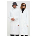 Nepromokavá bunda Rains 18360 Jackets bílá barva, přechodná
