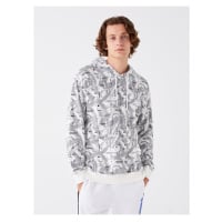 LC Waikiki Long Sleeve Printed Men's Hoodie