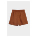 ŠORTKY GANT LINEN VISCOSE PULL-ON SHORTS hnědá