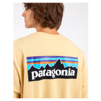 Patagonia M's P-6 Logo Responsibili-Tee Beeswax Tan